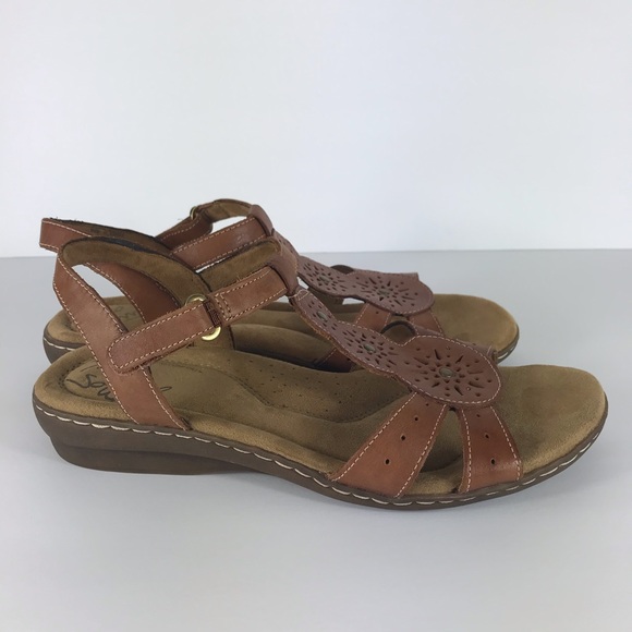 oiled brown birkenstocks